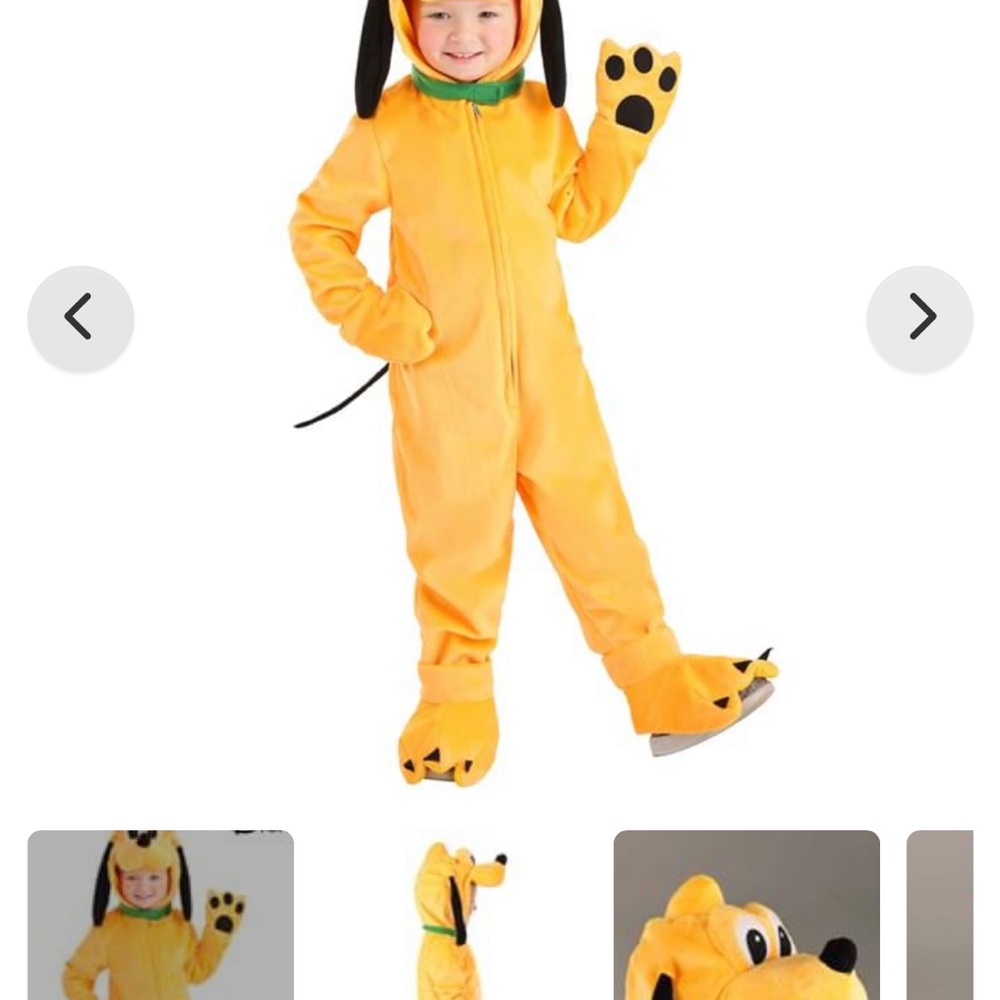 Toddler Pluto costume -Disney